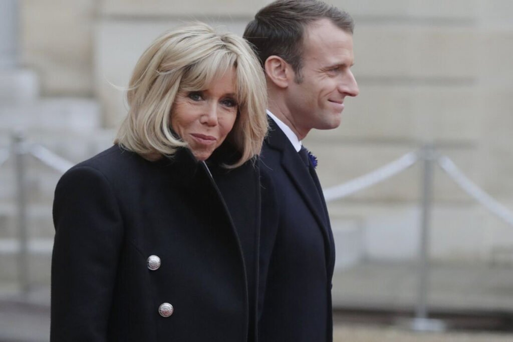 жена макрона